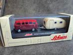 Schuco Volkswagen T1 Bus met Caravan 1:72, Ophalen of Verzenden, Auto, Schuco
