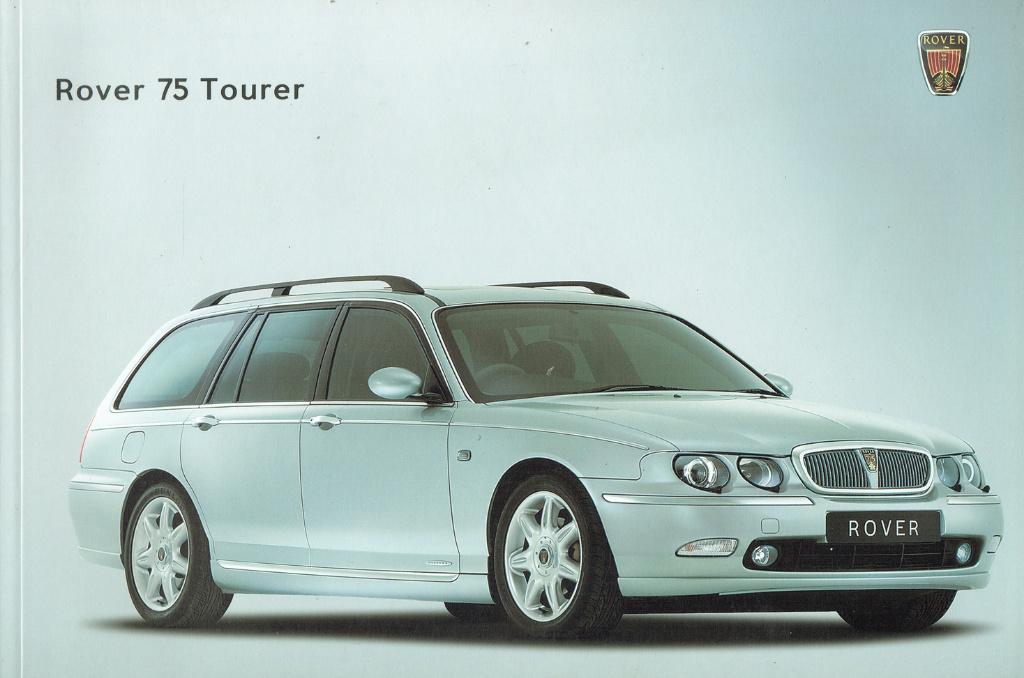 Folder Rover 75 Tourer (2001), Boeken, Auto's | Folders en Tijdschriften, Gelezen, Overige merken, Verzenden