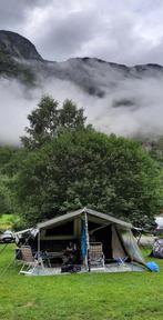 Vouwwagen/Tenttrailer Campooz Fat Freddy II, Ophalen, Beige, Aanwezig, Campooz