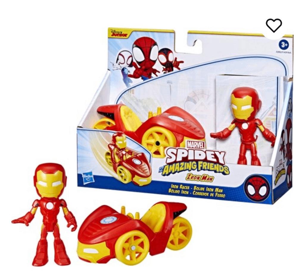 Iron Man Racer Hasbro Speelgoedauto, Kinderen en Baby's, Speelgoed | Actiefiguren, Ophalen of Verzenden, Zo goed als nieuw