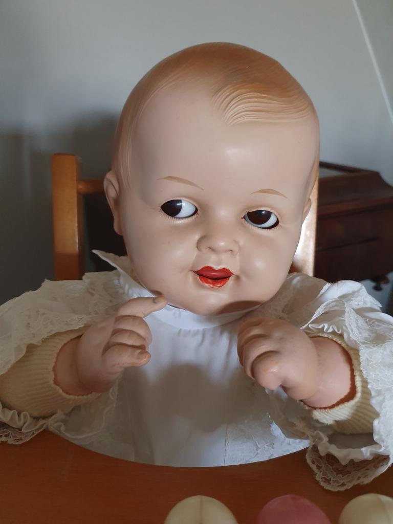 Schitterende antieke pop super gaaf., Ophalen of Verzenden, Zo goed als nieuw, Pop