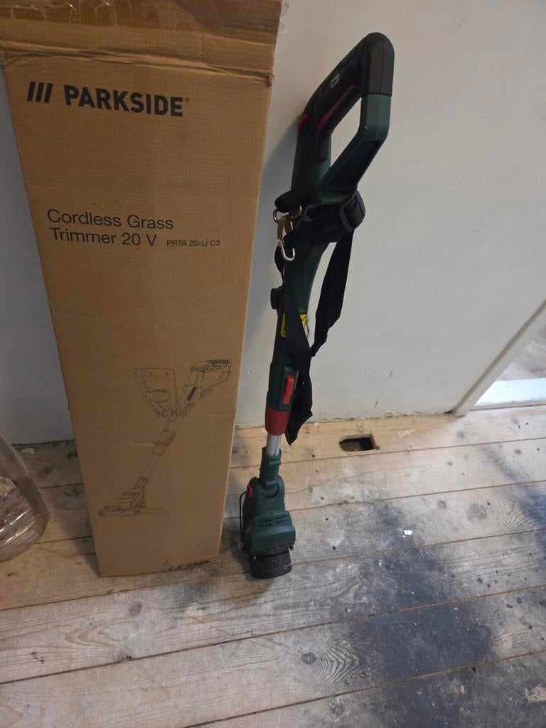 Parkside grastrimmer op accu, Tuin en Terras, Grastrimmers, Ophalen