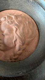 Koos van der Kaaij  terracotta reliëfmedaillon jaren 40/50, Ophalen of Verzenden