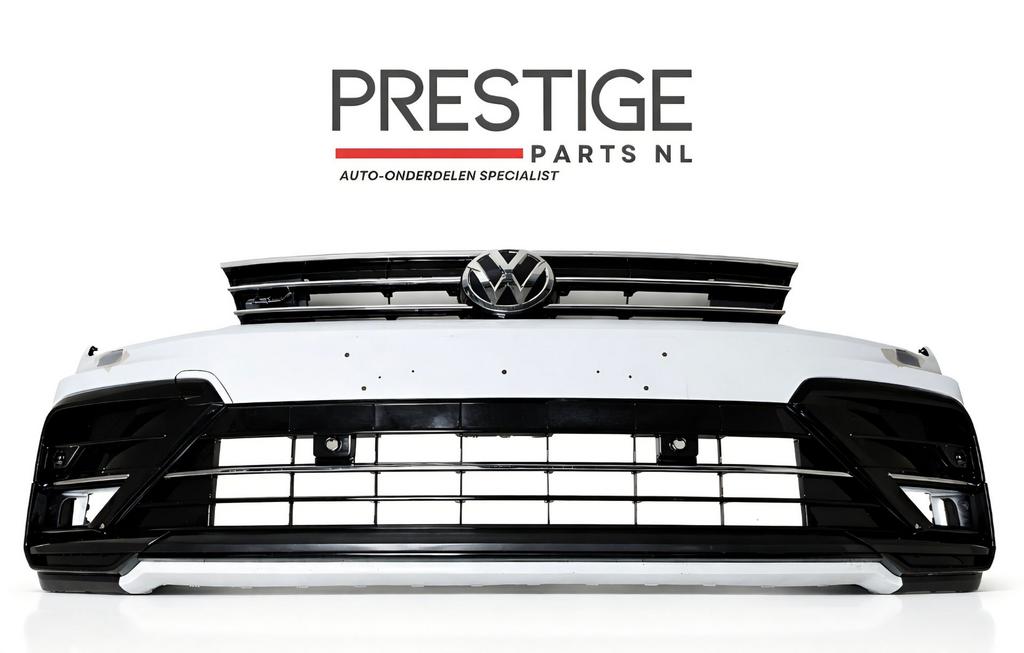 Voorbumper VW Tiguan 5NA R-line 4xPDC KLS ORGINEEL BUMPER, Gebruikt, -, Ophalen of Verzenden, Bumper