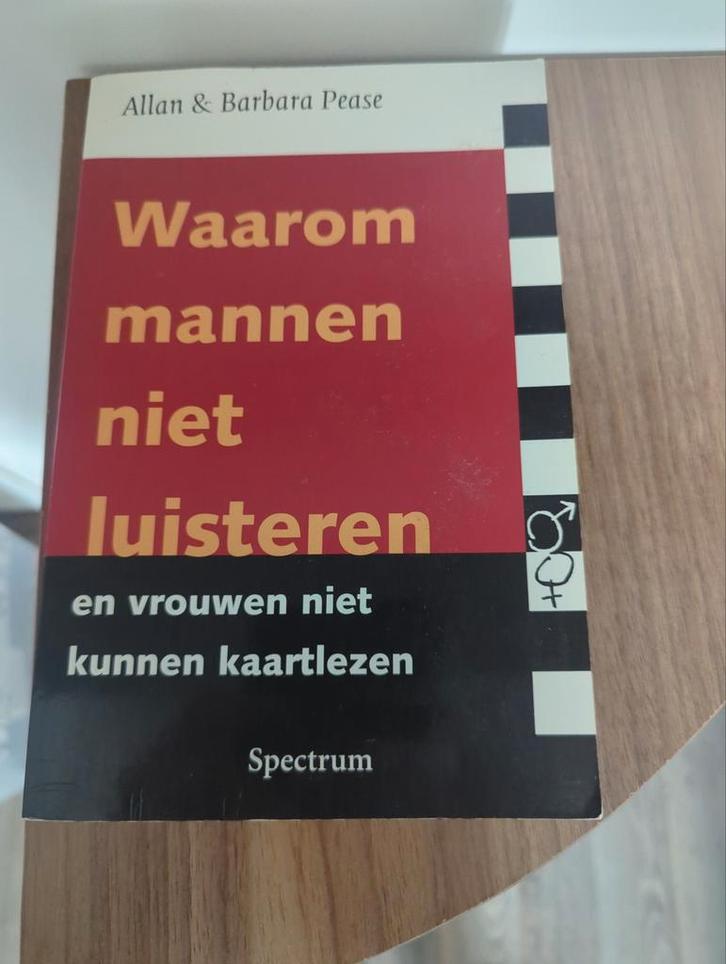 Waarom mannen niet luisteren en vrouwen niet kunnen kaartlez, Boeken, Psychologie, Zo goed als nieuw, Sociale psychologie, Ophalen of Verzenden