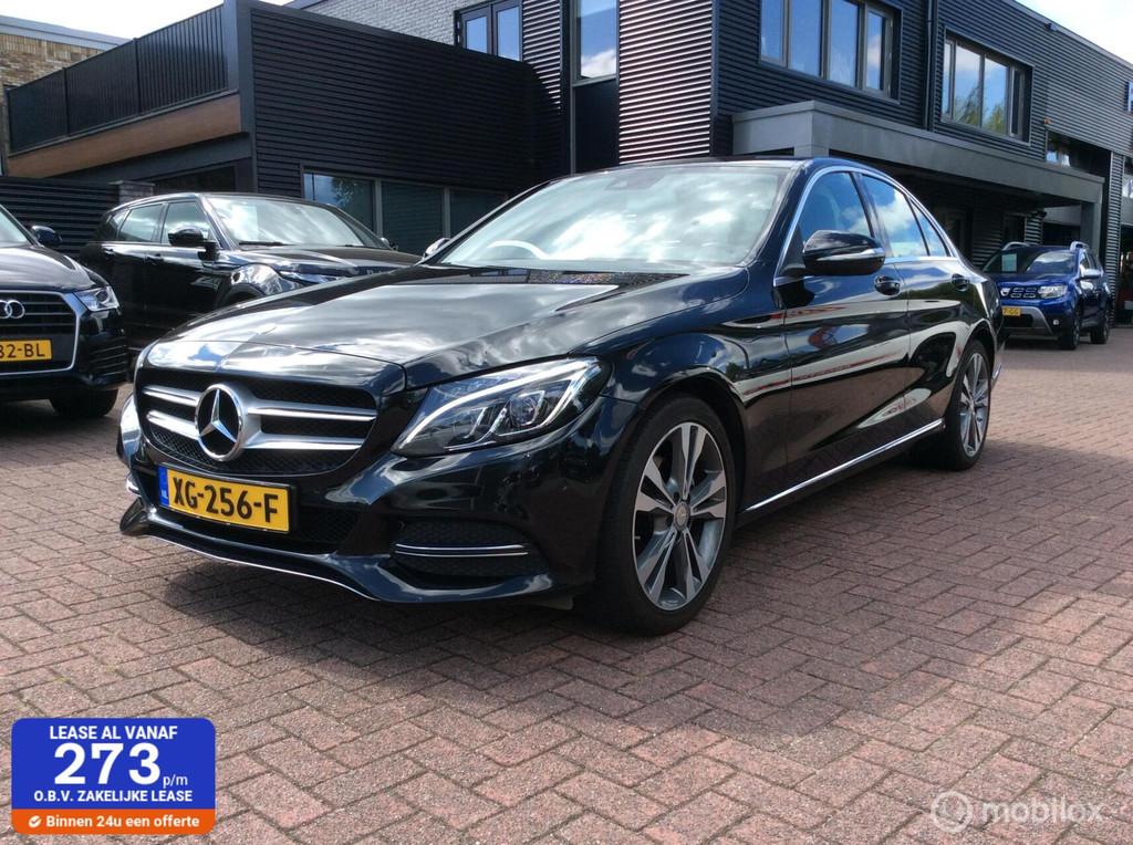 Mercedes C-klasse 220 CDI Edition 1 Autom Nav Trekh Half Led, Auto's, Mercedes-Benz, Automaat, Achterwielaandrijving, 4 cilinders