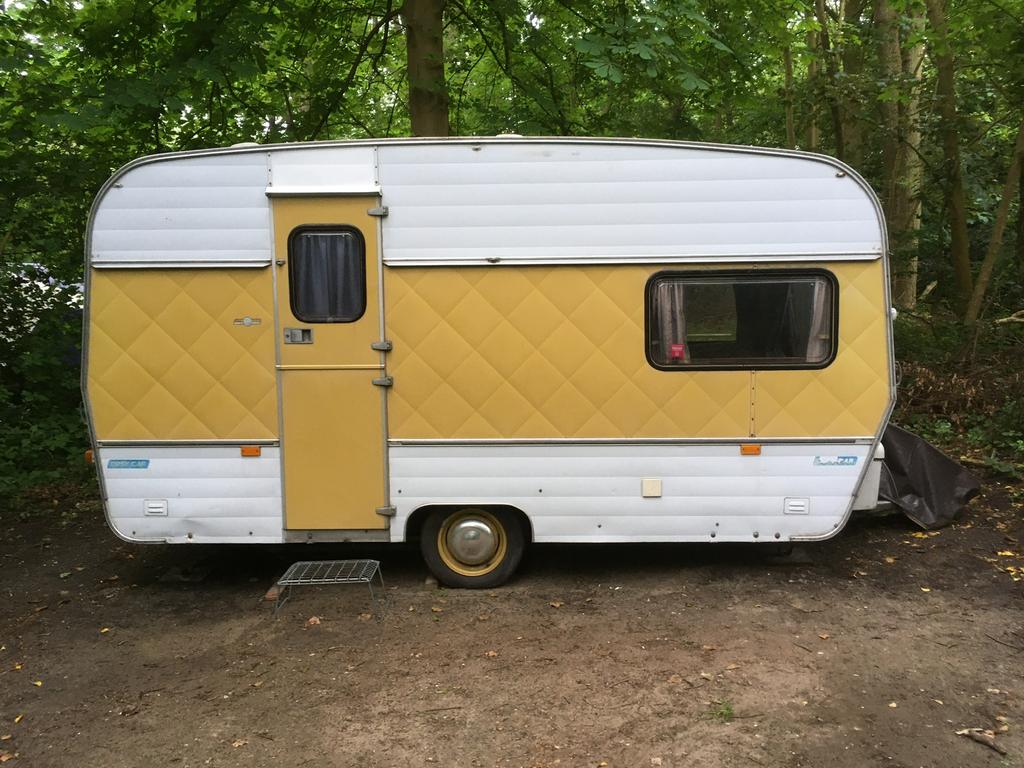 oldtimer vintage caravan, Overige merken, Standaardzit, Uitbouw voortent, Particulier