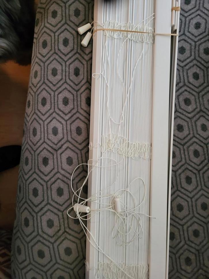 Houten Luxaflex 50mm breed, Huis en Inrichting, Stoffering | Gordijnen en Lamellen, Nieuw, Minder dan 100 cm, Ophalen