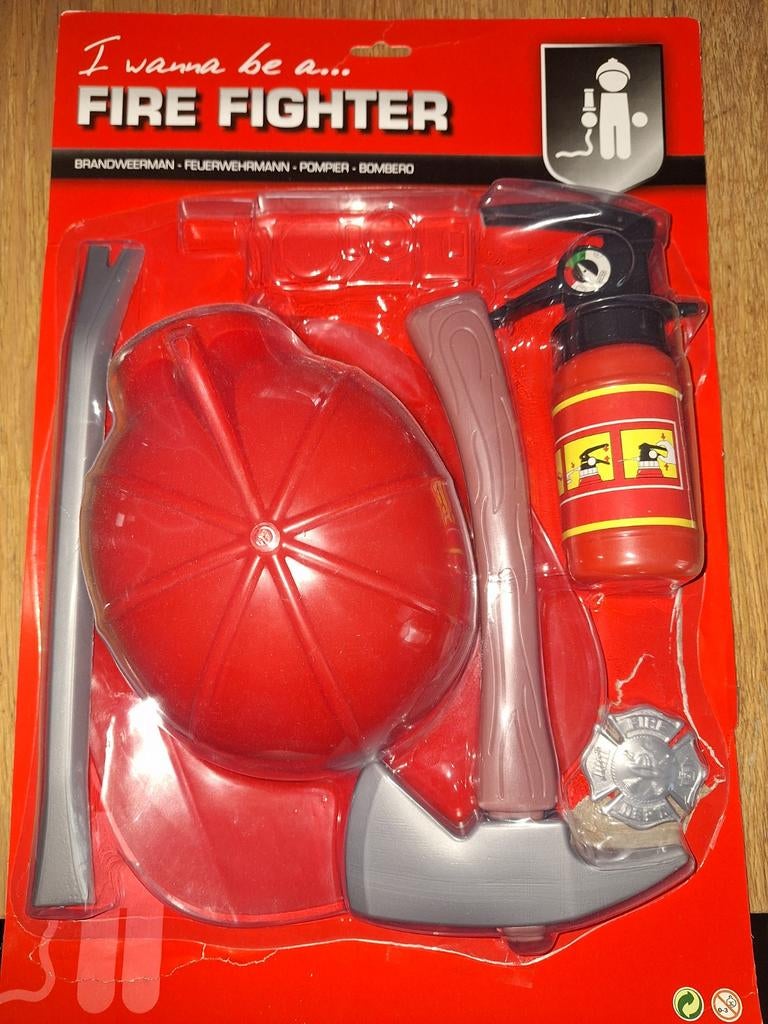 Brandweer speelgoedset, Ophalen of Verzenden, Zo goed als nieuw