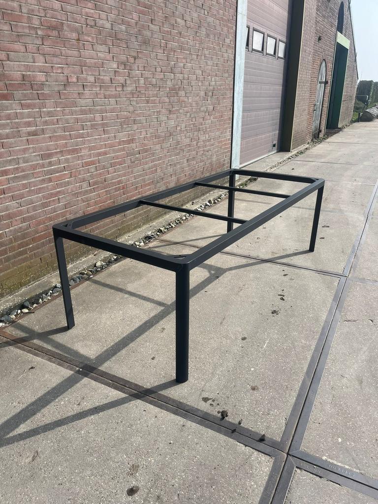 10x Aluminium gepoedercoat tafelframe 235x100x73cm, Tuin en Terras, Tuintafels, Ophalen, Nieuw, Rechthoekig, Aluminium