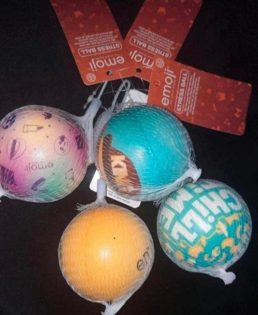 4 smile stressballen! Nieuw, Ophalen of Verzenden, Nieuw, Overige typen