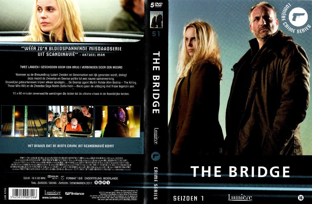 The Bridge, seizoen 1, Vanaf 16 jaar, Boxset, Ophalen of Verzenden, Zo goed als nieuw