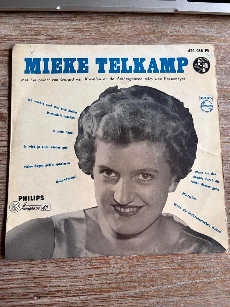 Mieke Telkamp, Gebruikt, 7 inch, Single, Nederlandstalig