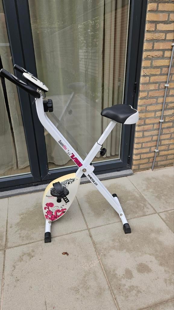 Hometrainer inklapbaar Weslo SpazioBike, Ophalen, Gebruikt, Metaal, Benen
