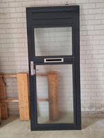 Buitendeur met thermopane glas, Doe-het-zelf en Verbouw, Gebruikt, Deurkozijn, 150 tot 225 cm, Hout