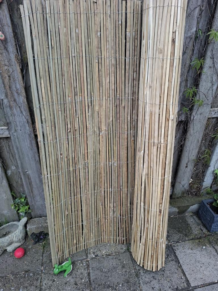 Tuinscherm bamboe 500x150., Ophalen, Zo goed als nieuw, 200 cm of meer, 150 tot 200 cm