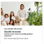 3 tickets Daniël Arends Nijmegen, Tickets en Kaartjes, Drie personen of meer, Mei