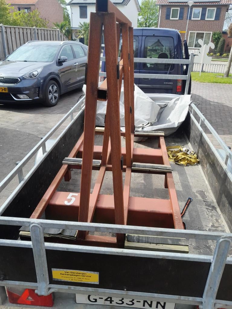 Dubbelzijdige glas/platen bok, Ophalen of Verzenden