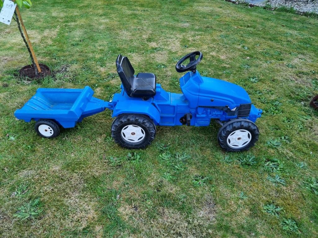 Traptractor trekker tractor met kar, Ophalen, Gebruikt