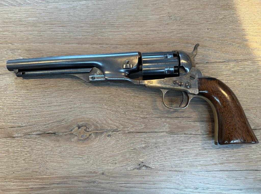 Origineel antiek Colt Model 1860 Army Revolver 4 Screw model, Ophalen of Verzenden, Landmacht, Amerika, Overige typen