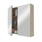 badkamer spiegelkast grijs eiken 80cm x 75cm, Ophalen, Spiegelkast, Nieuw, 50 tot 100 cm