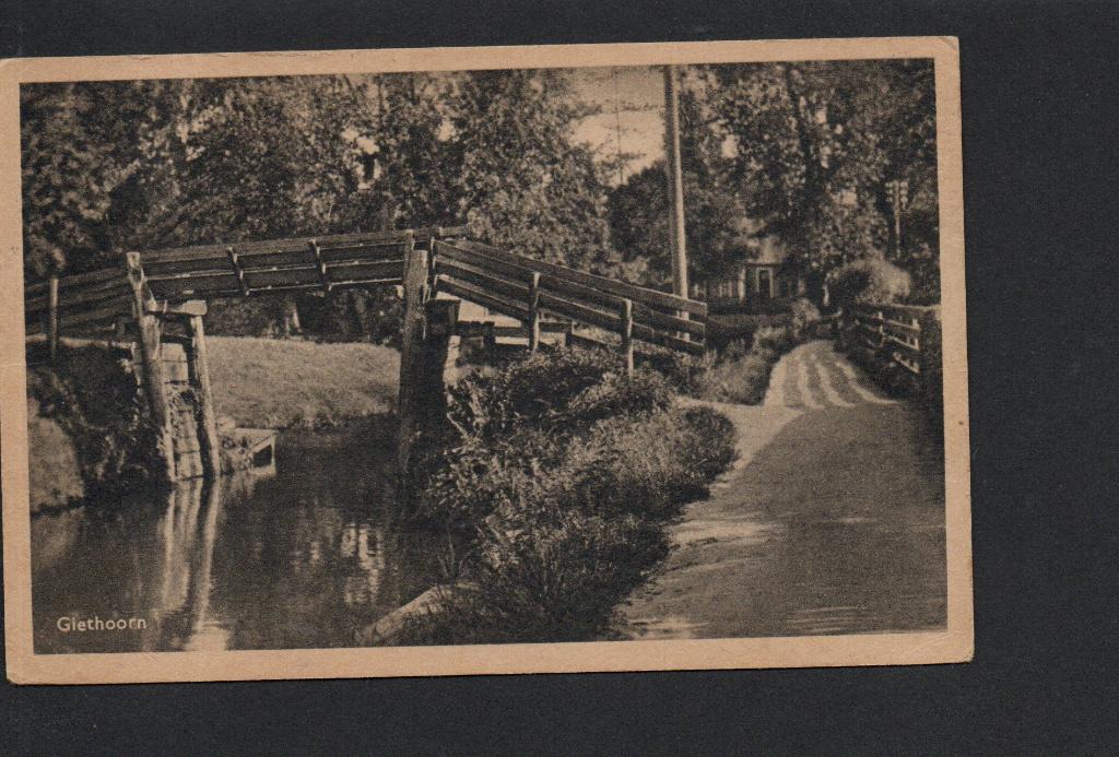 Giethoorn, Verzenden, 1940 tot 1960, Gelopen, Overijssel