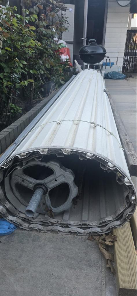 Roller garagedeur, Gebruikt, Garagedeur, Ophalen of Verzenden, Metaal