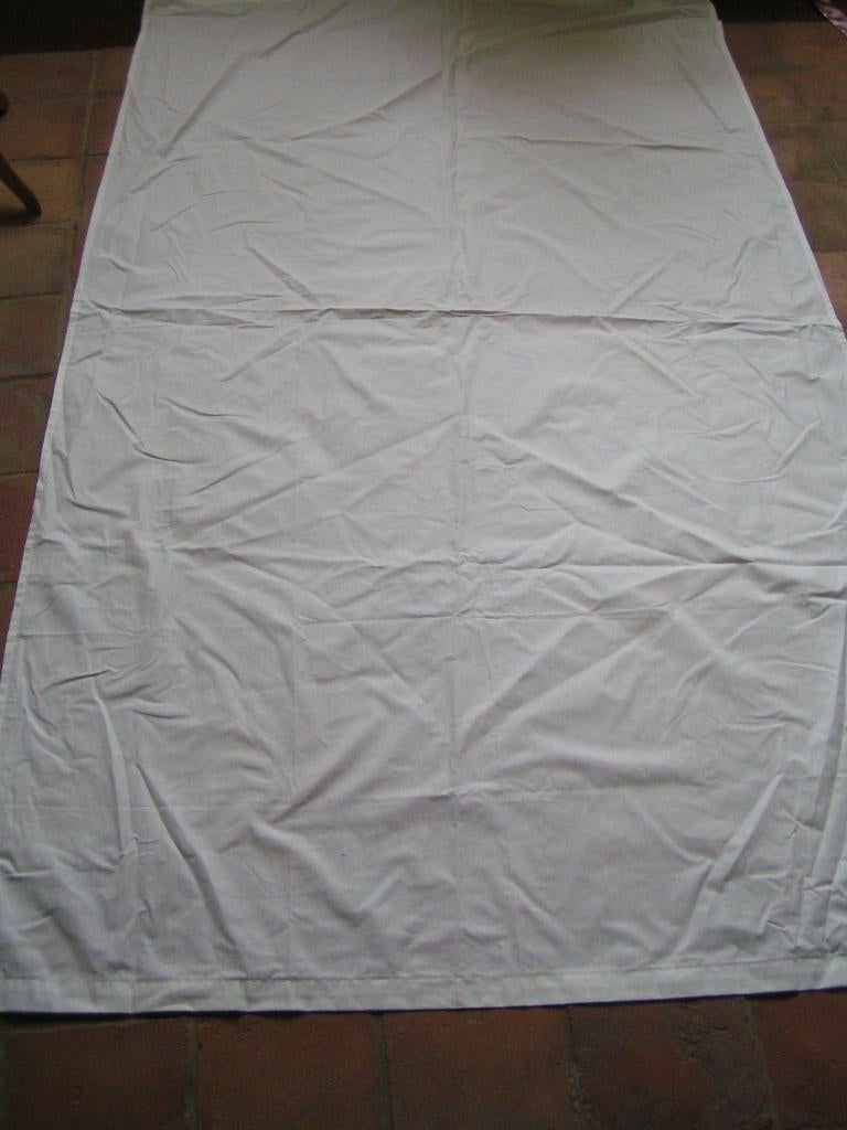 éénpersoons laken nr XX 92 ger nassau, Eenpersoons, Verzenden, Wit, Overige typen