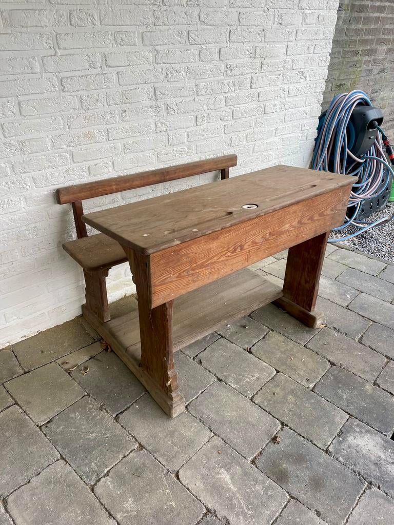 Kinderrek Høylandet met zitbank 76x112x40 cm wit en grijs [e