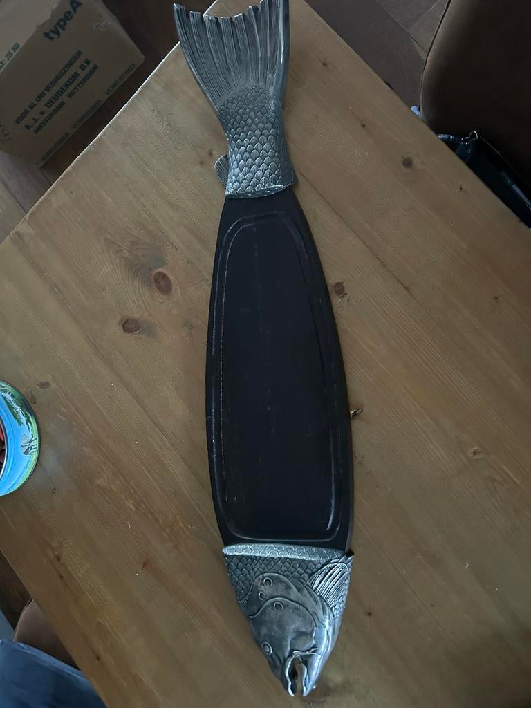 Vis serveerschaal/plank, Antiek en Kunst, Ophalen