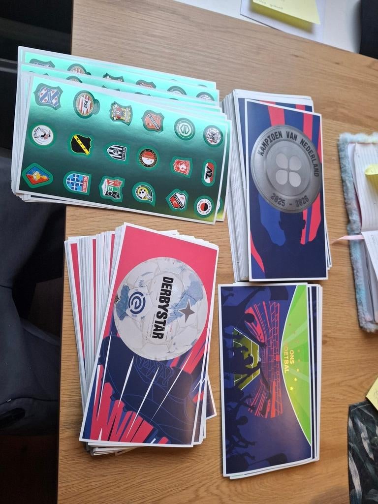 XXL Voetbal Stickers - Kampioen van Nederland & Derbystar, Ophalen of Verzenden, Nieuw, Sport