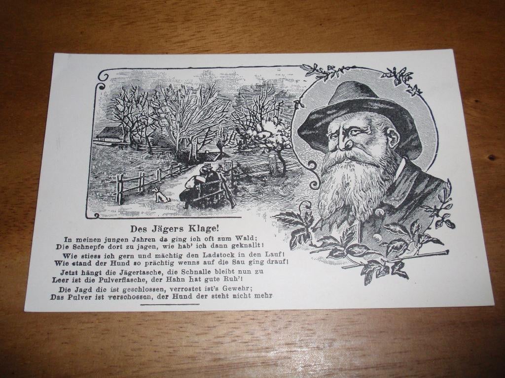 Klaagzang van de Jager Jacht, Verzenden, 1920 tot 1940, Ongelopen, Ambachten of Beroep