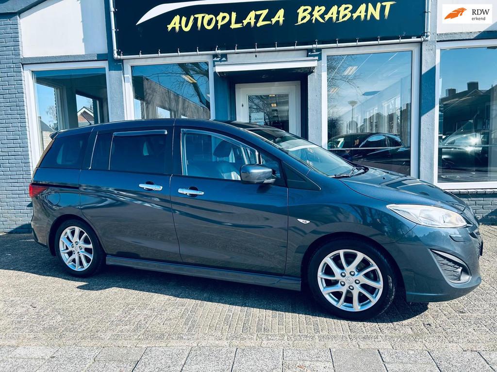 Mazda 5 2.0 GT-M/ 7 ZITTER/ CRUISE/ XENON/ NAVI/ LEER/ STOEL, Auto's, Mazda, 1998 cc, Gebruikt, Zwart, 4 cilinders