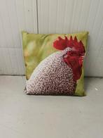 Kussen met Haan - 48x48 cm, Ophalen of Verzenden, Nieuw, Overige kleuren, Vierkant