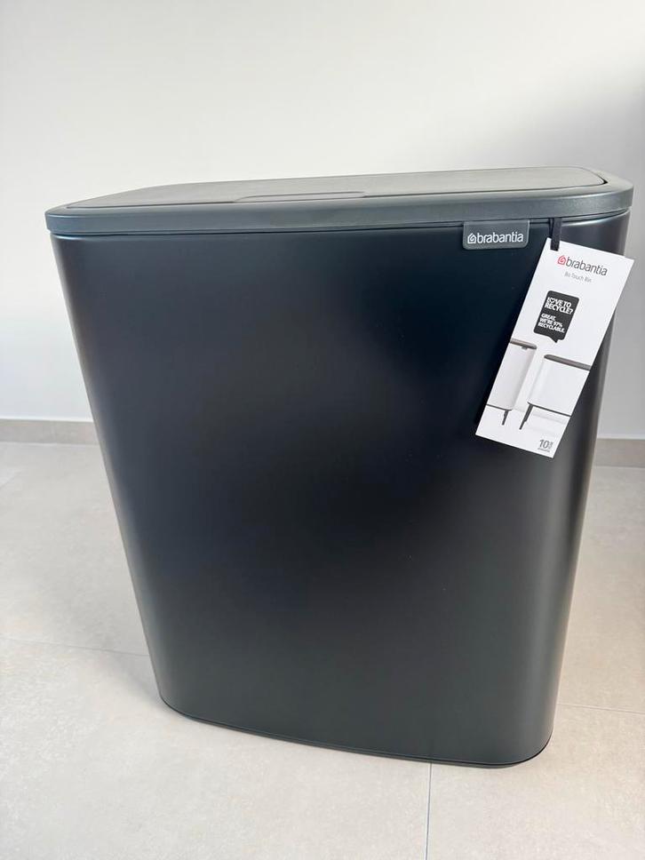 Brabantia Bo Touch Bin - 2x30l - Nieuw, Huis en Inrichting, Woonaccessoires | Prullenbakken, Nieuw, Metaal, 50 tot 75 cm, 40 liter of meer