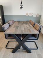 Eettafel en stoelen Zitmaxx wonen, Ophalen, Zo goed als nieuw, 6 tot 8 stoelen