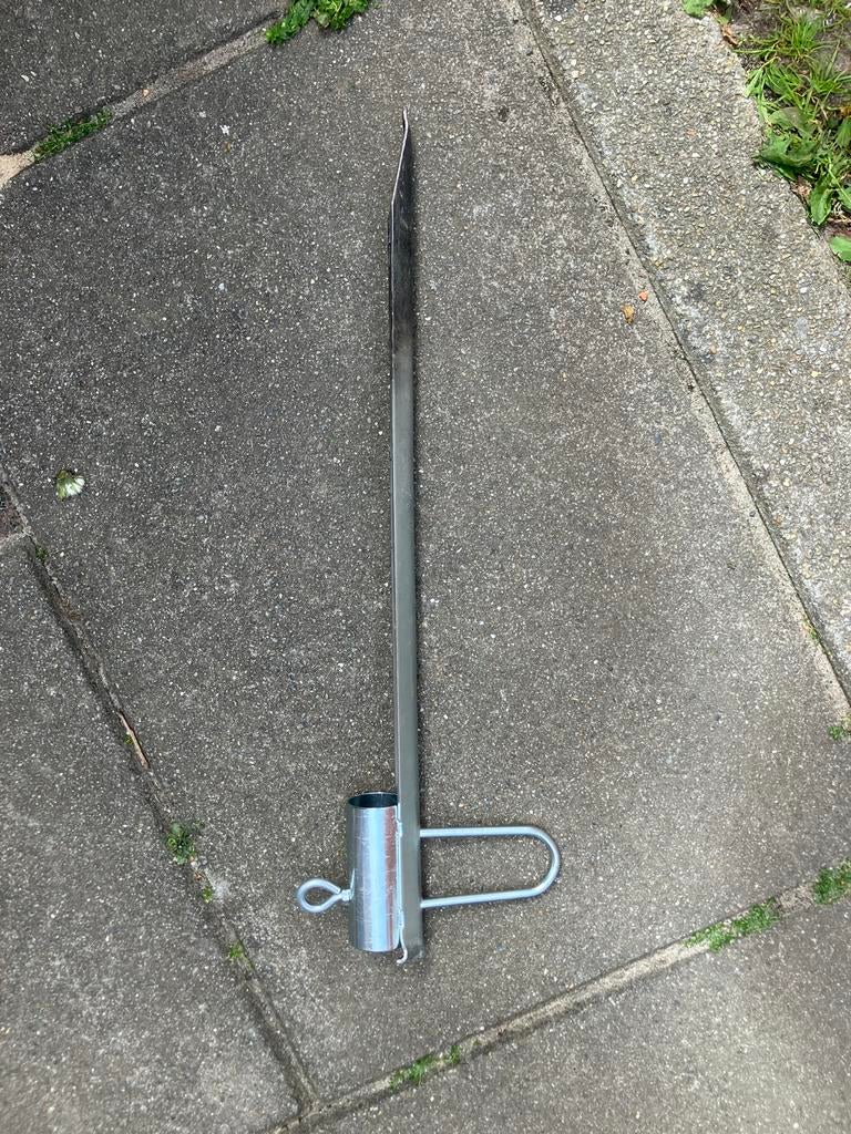 Heineken Parasol met Grondanker - Zo goed als nieuw, Ophalen, Zo goed als nieuw, 2 tot 3 meter, Stokparasol