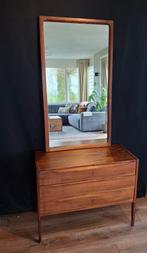 Vintage Dressoir met Spiegel Aksel Kjersgaard, Ophalen, Gebruikt, 50 tot 100 cm, Met lade(s)