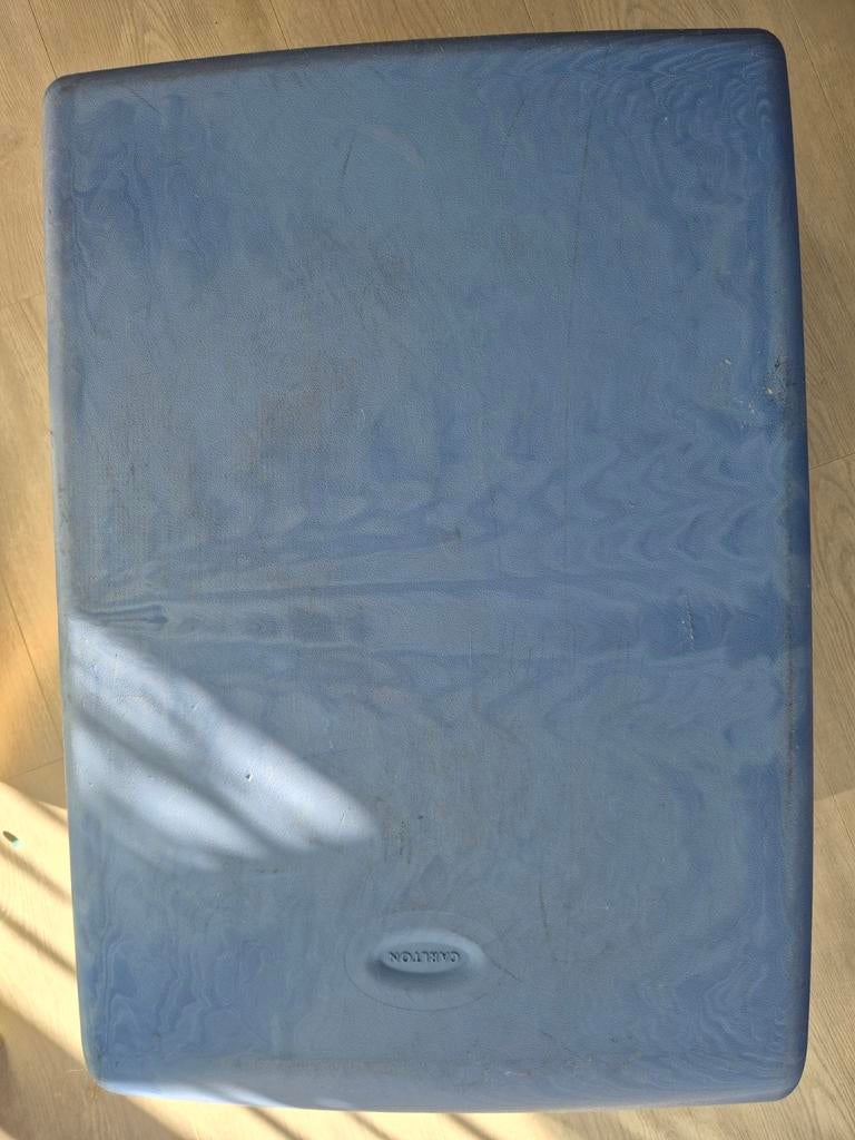 Blauwe Carlton koffer, hard kunststof, 80x56x28 cm, Sieraden, Tassen en Uiterlijk, Koffers, Ophalen