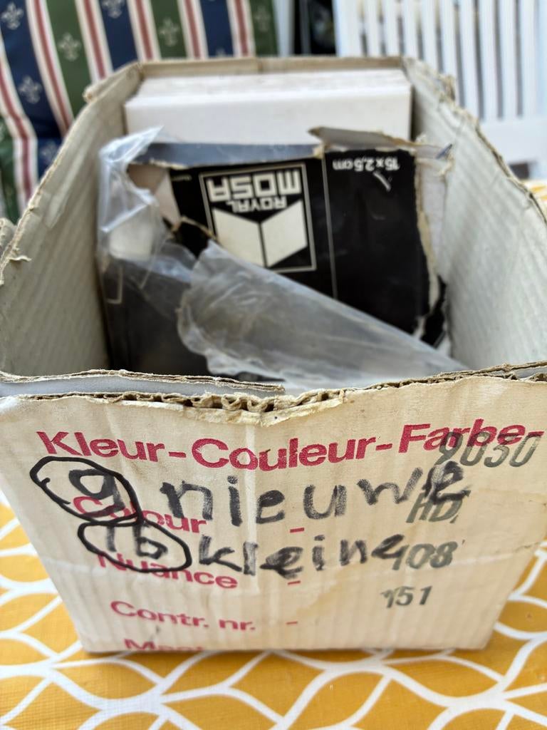 Nieuwe Royal Mosa wandtegels 15x15 cm, wit, Ophalen, Nieuw, Minder dan 20 cm, 20 tot 40 cm