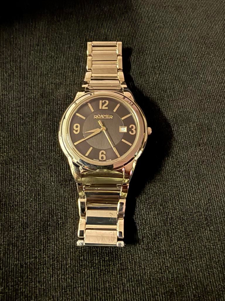 Roamer horloge, Sieraden, Tassen en Uiterlijk, Horloges | Heren, Overige merken, Staal, Staal, Ophalen of Verzenden