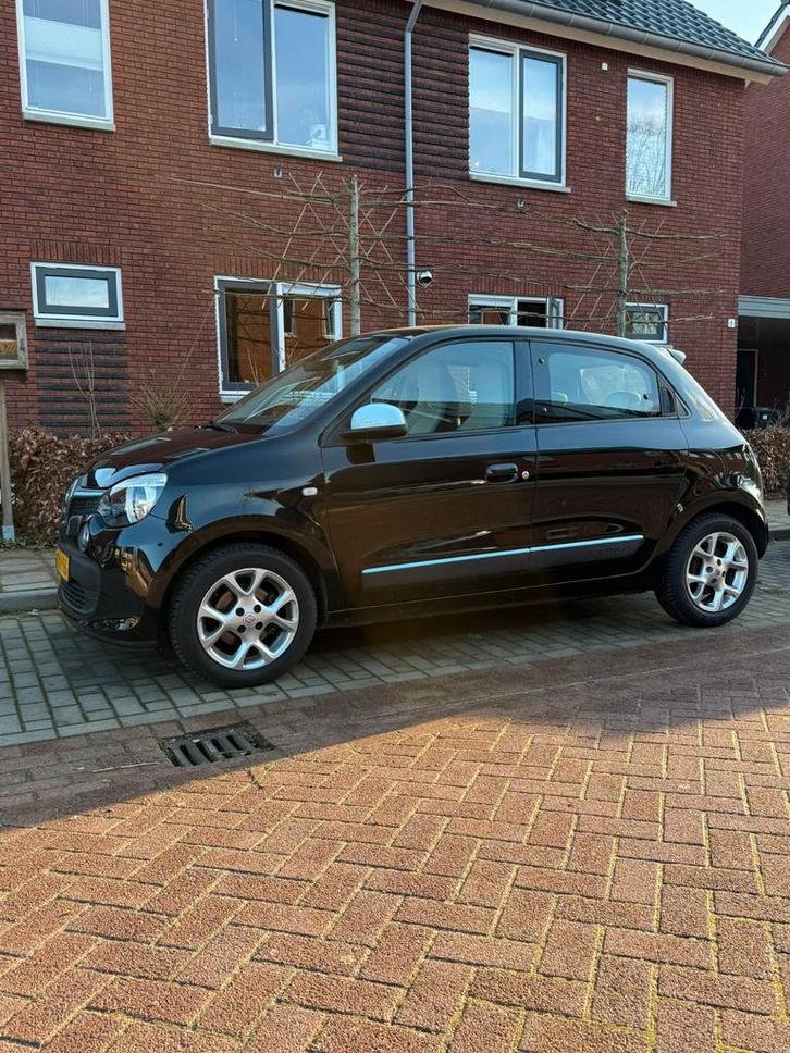 Rijk uitgeruste zwarte Renault Twingo Expression 4-deurs, Auto's, Renault, Particulier, Twingo, Airbags, Airconditioning, Bluetooth