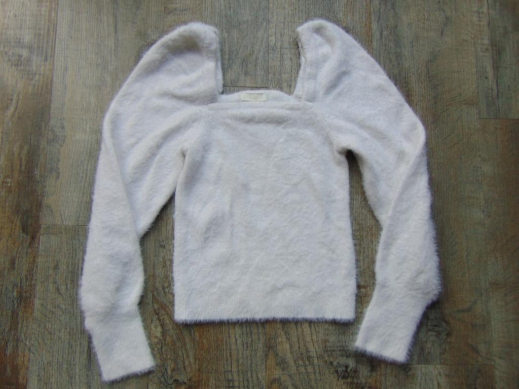 Trui wit fluffy truitje maat XS H&M, H&M, Wit, Ophalen of Verzenden, Zo goed als nieuw