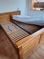 Tweepersoonsbed, Huis en Inrichting, Slaapkamer | Bedden, Ophalen, Gebruikt, Tweepersoons, 160 cm