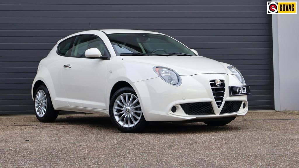 Alfa Romeo MiTo 1.4 Impression Airco/Netjes/Eerste Eigenaar!, Auto's, Voorwielaandrijving, Stof, Gebruikt, Zwart