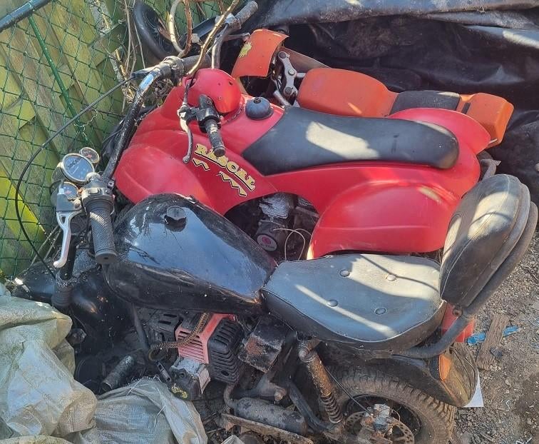 E-ton kinderquad, elektrische racer en een chopper motortje, Ophalen of Verzenden, Gebruikt, E-ton