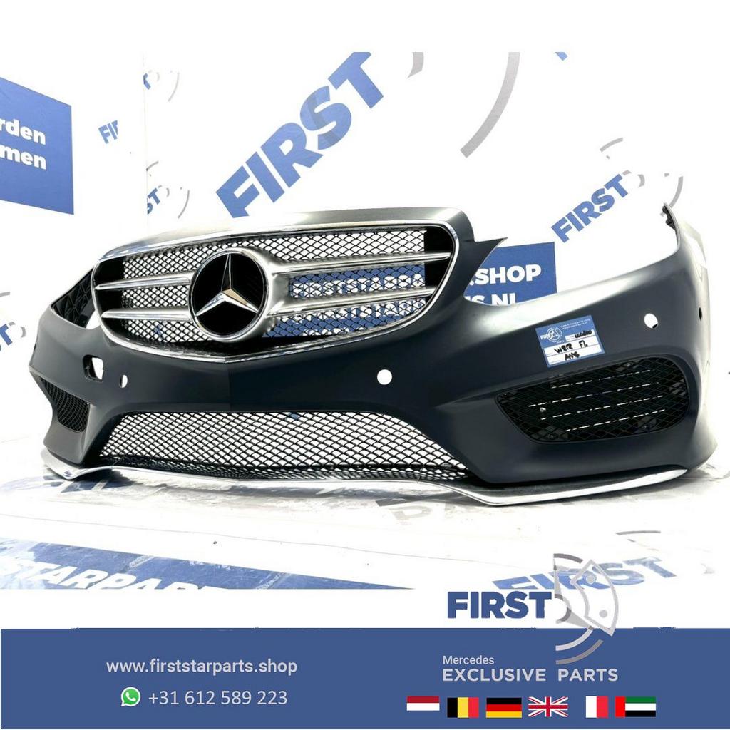 W212 BUMPER FACELIFT AMG Voorbumper COMPLEET Mercedes 2012-2, Auto-onderdelen, Gebruikt, -, Voor, Ophalen of Verzenden