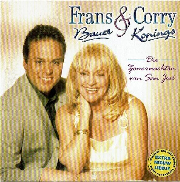 FRANS BAUER + CORRY KONINGS CD SINGLE DE ZOMERNACHTEN VAN, 6 singles of meer, Ophalen of Verzenden, Zo goed als nieuw, Pop