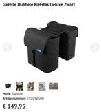 Gazelle deluxe dubbele fietstas in gebruikte staat, Fietsen en Brommers, Fietsaccessoires | Fietstassen, Ophalen of Verzenden