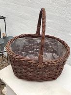 Zeer goed uitziende rieten mand van 40 x 30 x20 cm, Ophalen, Zo goed als nieuw, Overige vormen, Minder dan 30 cm